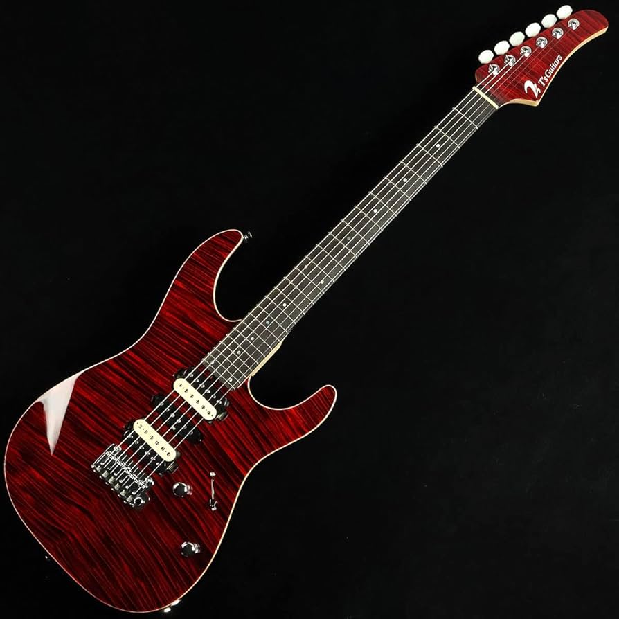Amazon | T's Guitars DST-Pro24 Flame Top Black Cherry S/N